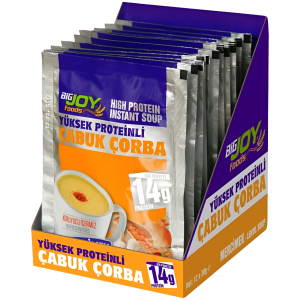 Bigjoy Foods Proteinli Çabuk Çorba  12 Servis