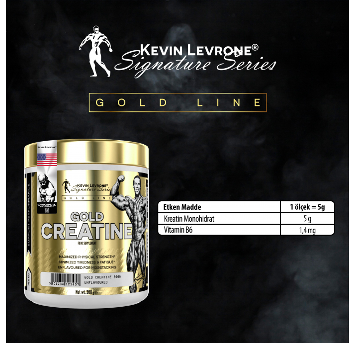 Kevin Levrone Gold Creatine Aromasız 300 Gr