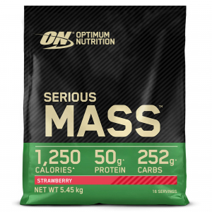 Optimum Nutrition Serious Mass Çilek 5450 Gr