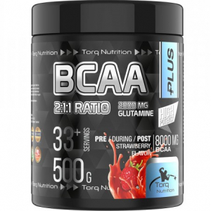 Torq Nutrition BCAA+ 2 4:1:1 Çilek 500 Gr - 33 Servis