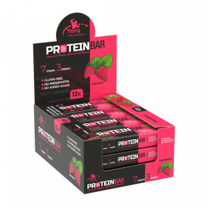 Torq Nutrition Protein Bar Çilek 12 Adet