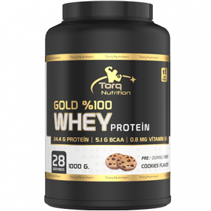Torq Nutrition Gold % Whey Protein Kurabiye 1000gr - 28 Servis