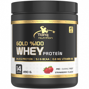 Torq Nutrition Gold % Whey Protein Çilek 490 Gr