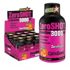 ZeroSHOT 60 Ml 3000 Mg L-Carnitine Şeftali 12