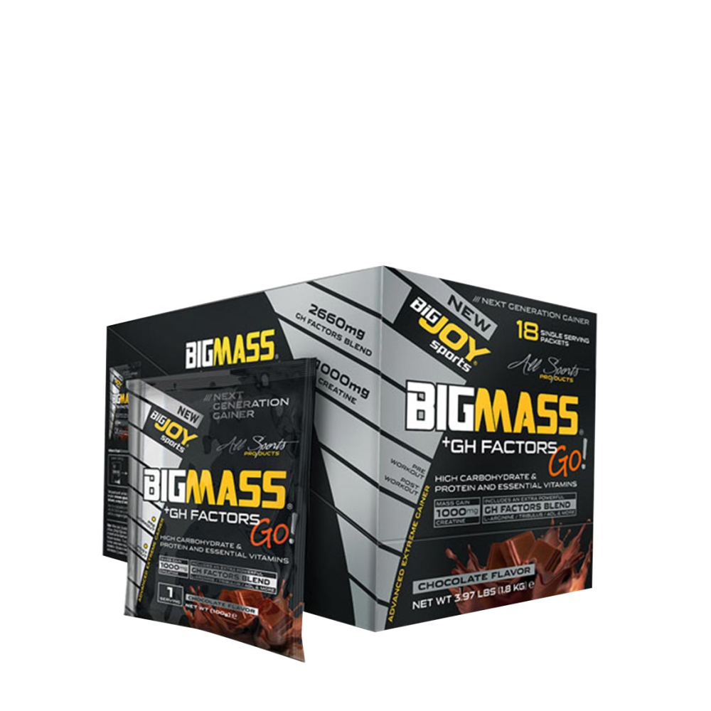 Bigjoy Sports Big Mass +GH Factors 18 Saşe - Çikolata  