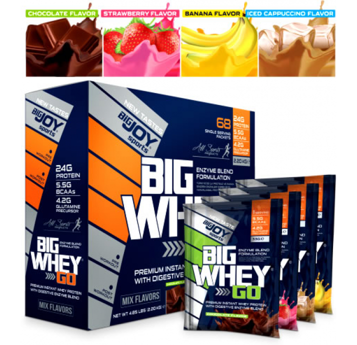 BigJoy Sports BigWhey Go Whey Protein  2244 Gr