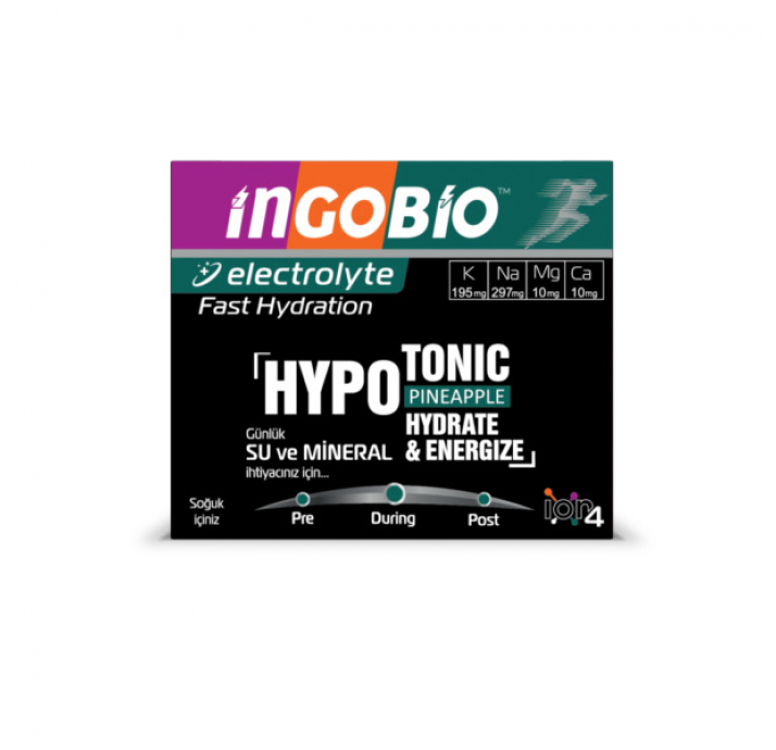 İngobio Elektrolit Sporcu İçeceği Ananas 20*15 Gr