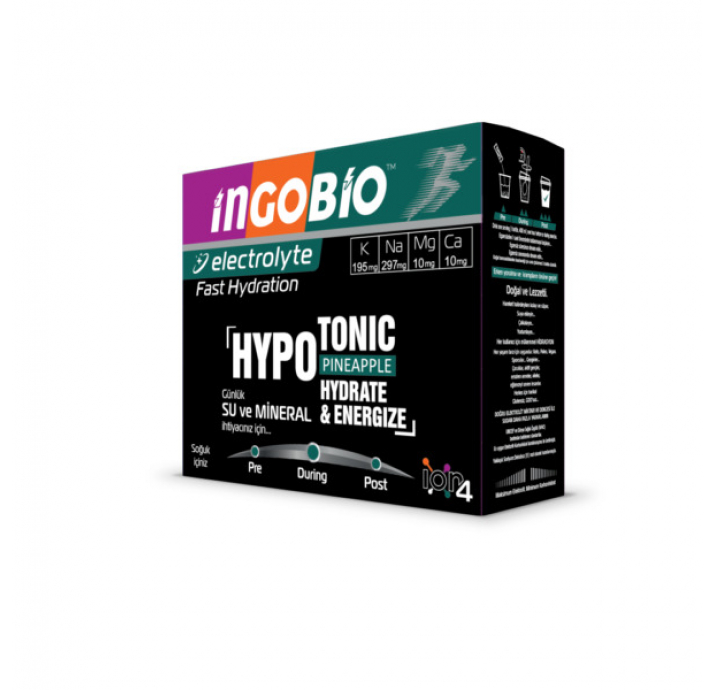 İngobio Elektrolit Sporcu İçeceği Ananas 20*15 Gr