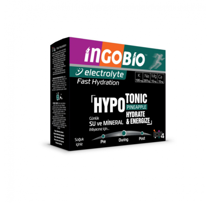 İngobio Elektrolit Sporcu İçeceği Ananas 20*15 Gr