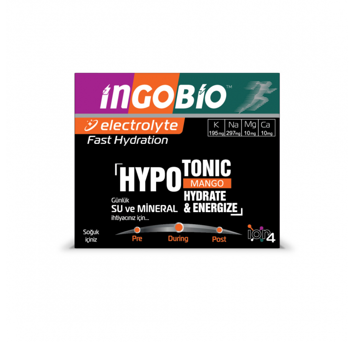 İngobio Elektrolit Sporcu İçeceği Mango 20*15 Gr