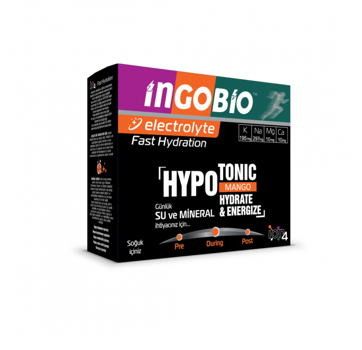 İngobio Elektrolit Sporcu İçeceği Mango 20*15 Gr