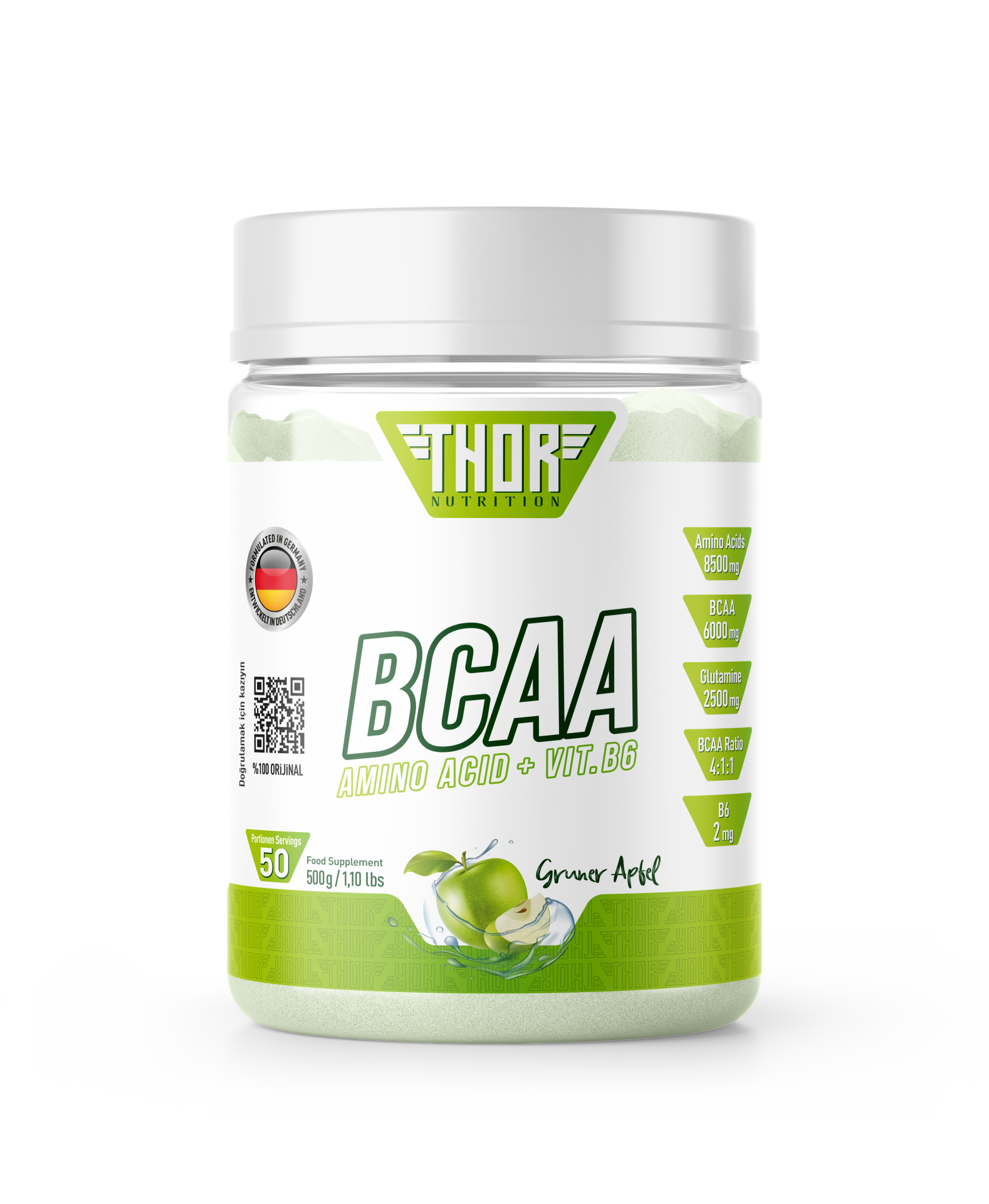 Thor Nutrition 500gr BCAA 50 servis
