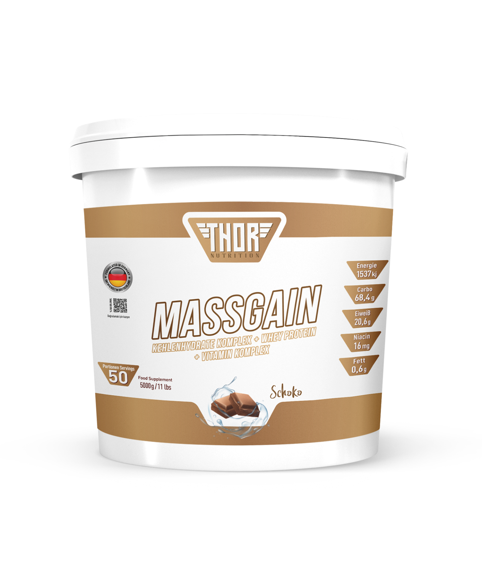 Thor Nutrition 5kg Massgainer 50 servis Thor Nutrition 5kg Massgainer 50 servis