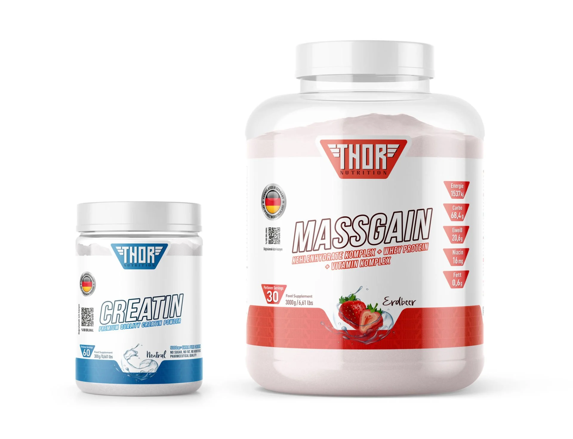 Massgainer 3kg 30servis- Creatine 300gr 60 servis Massgainer 3kg 30servis- Creatine 300gr 60 servis