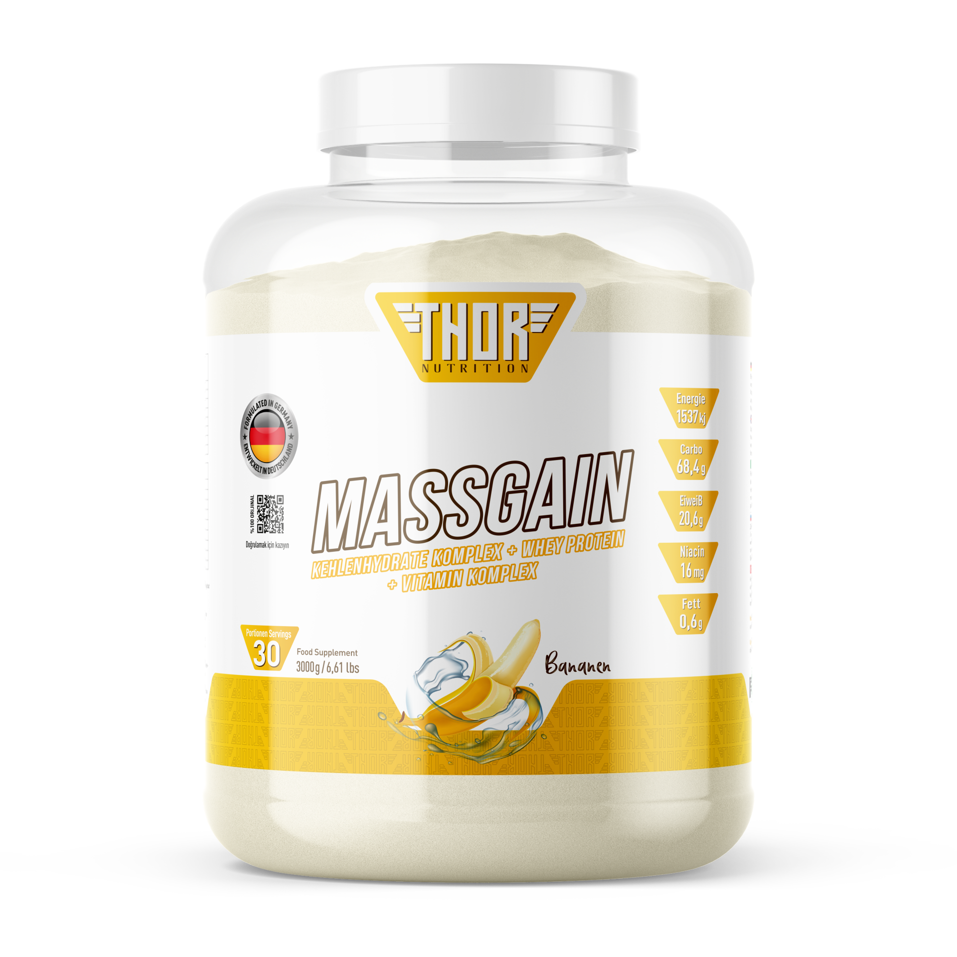 Thor Nutrition 3kg Massgainer 30 servis Thor Nutrition 3kg Massgainer 30 servis