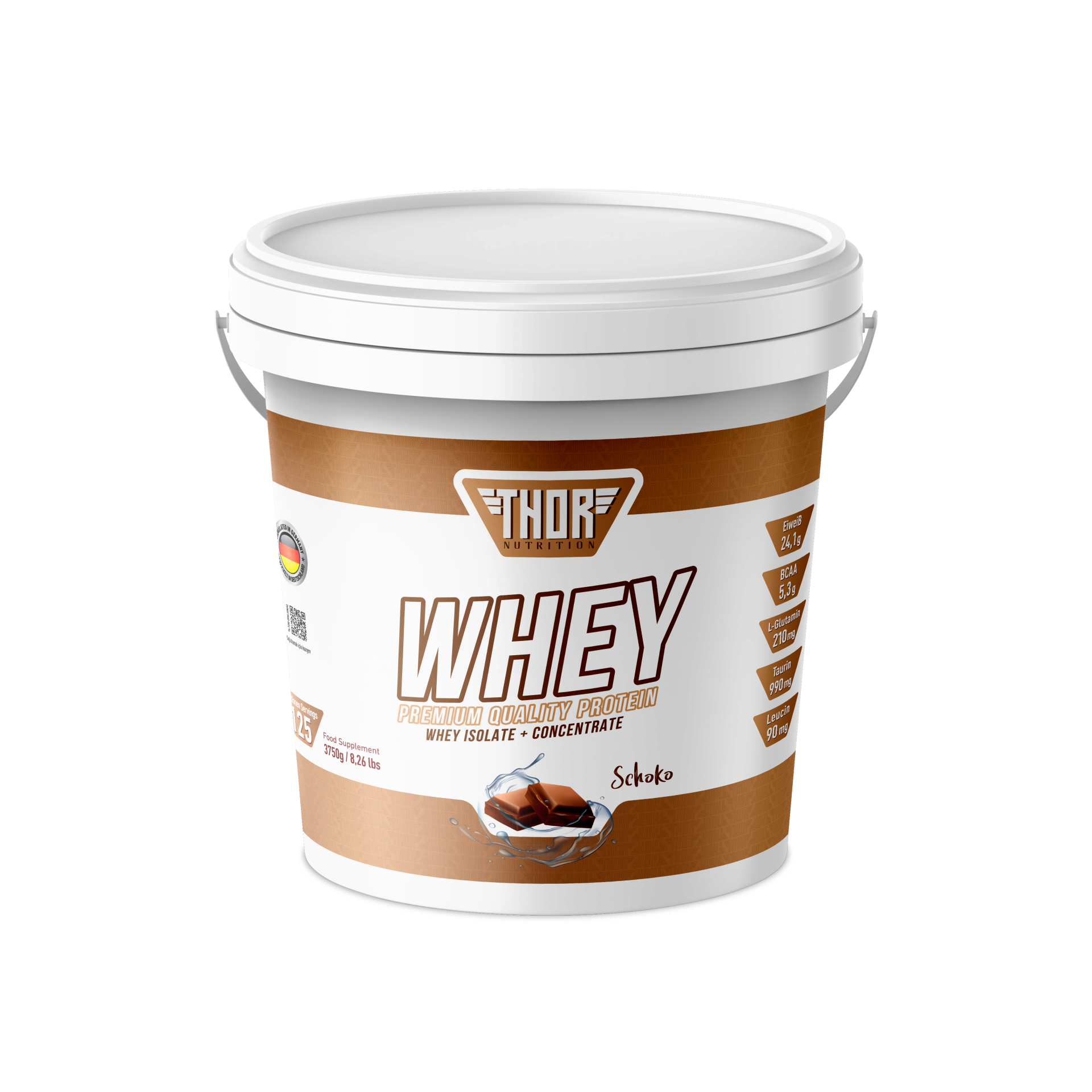 Thor Nutrition 3750 gr Whey Protein 125 servis Çikolata