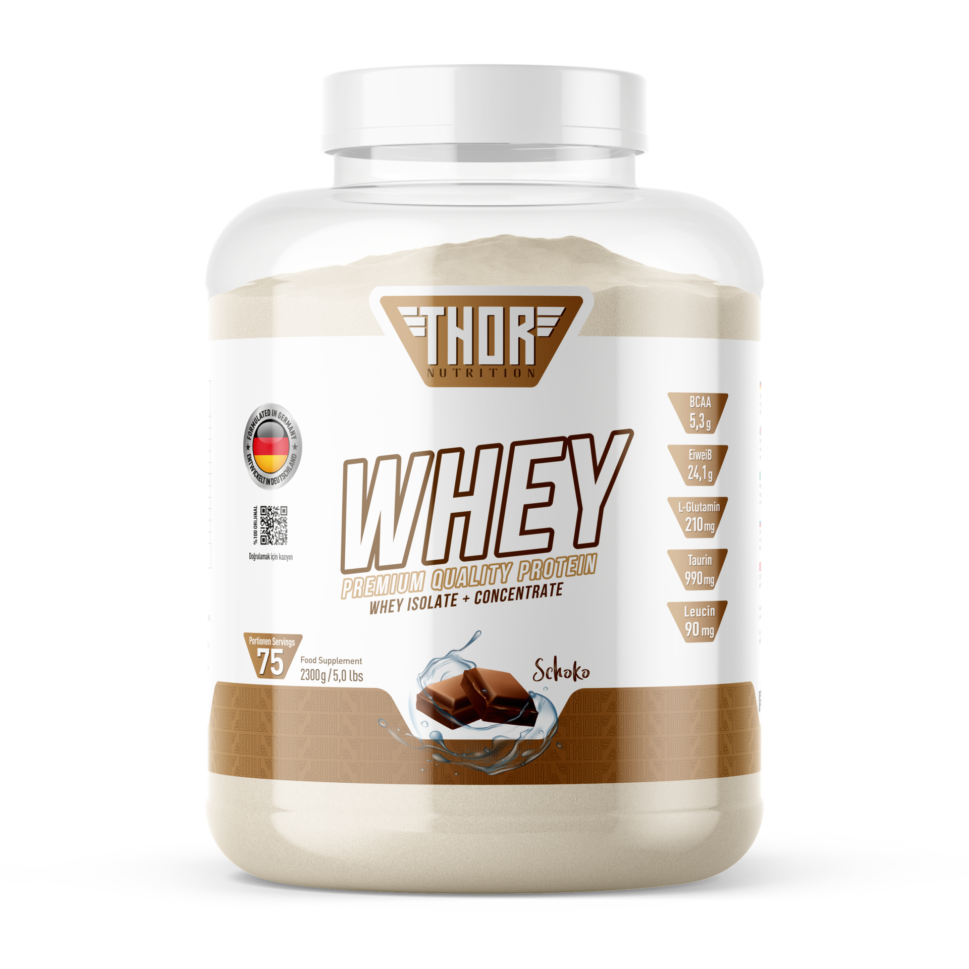 Thor Nutrition 2,3kg Whey Protein 75 servis