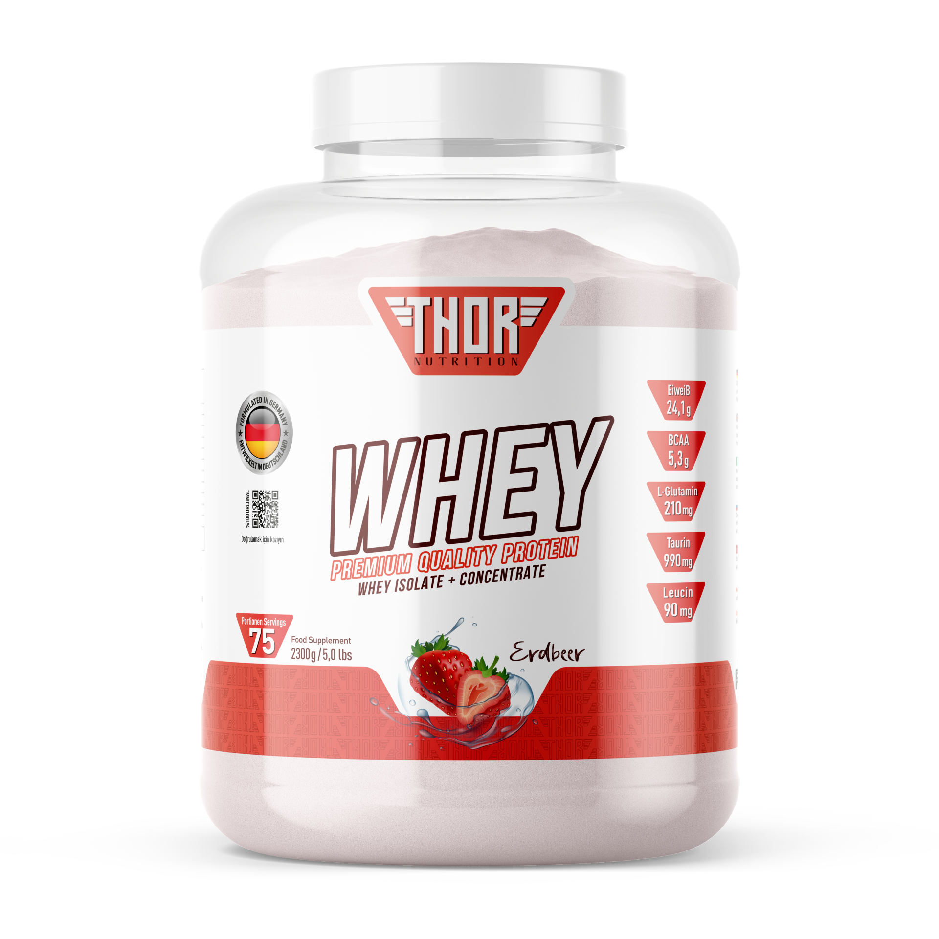 Thor Nutrition 2,3kg Whey Protein 75 servis