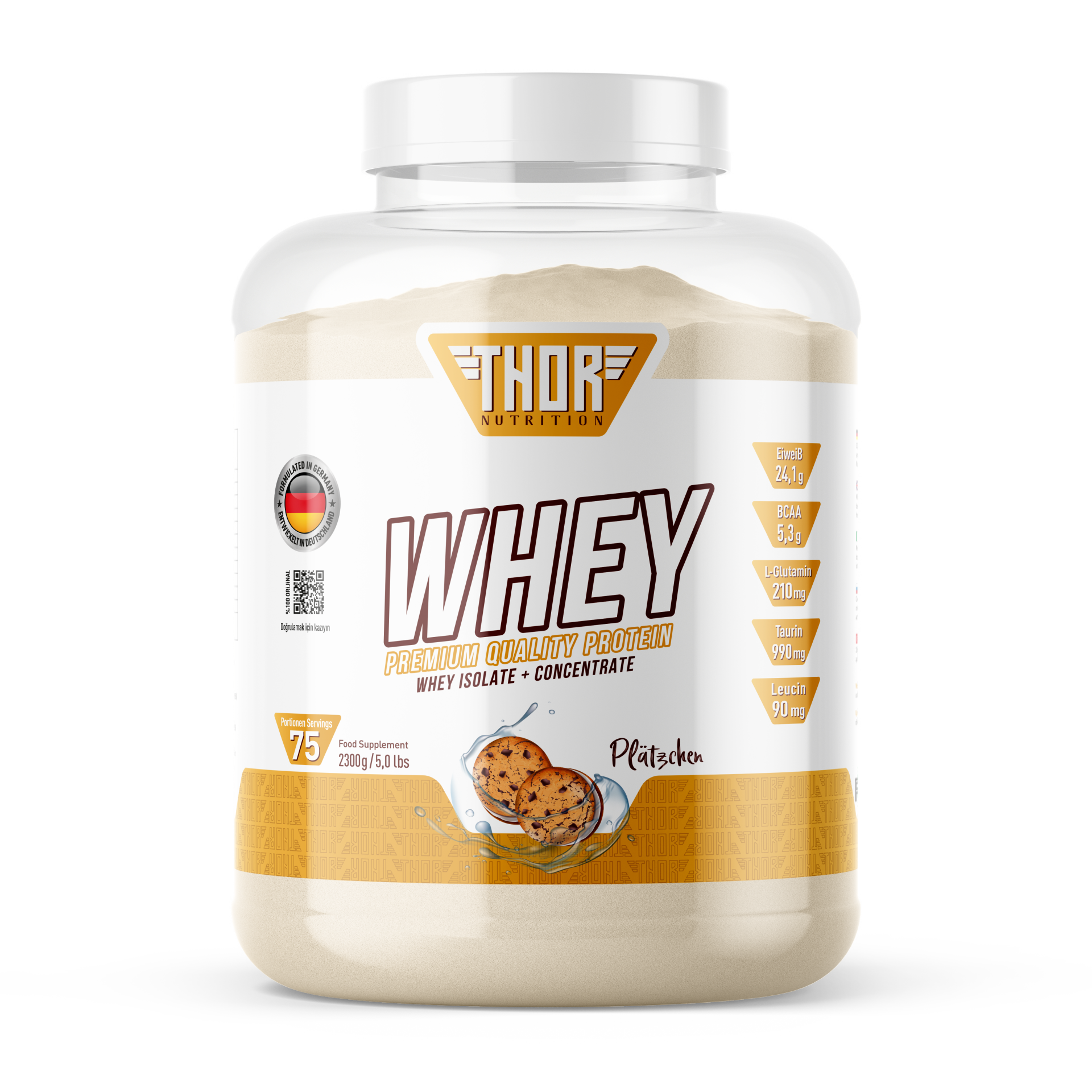 Thor Nutrition 2,3kg Whey Protein 75 servis