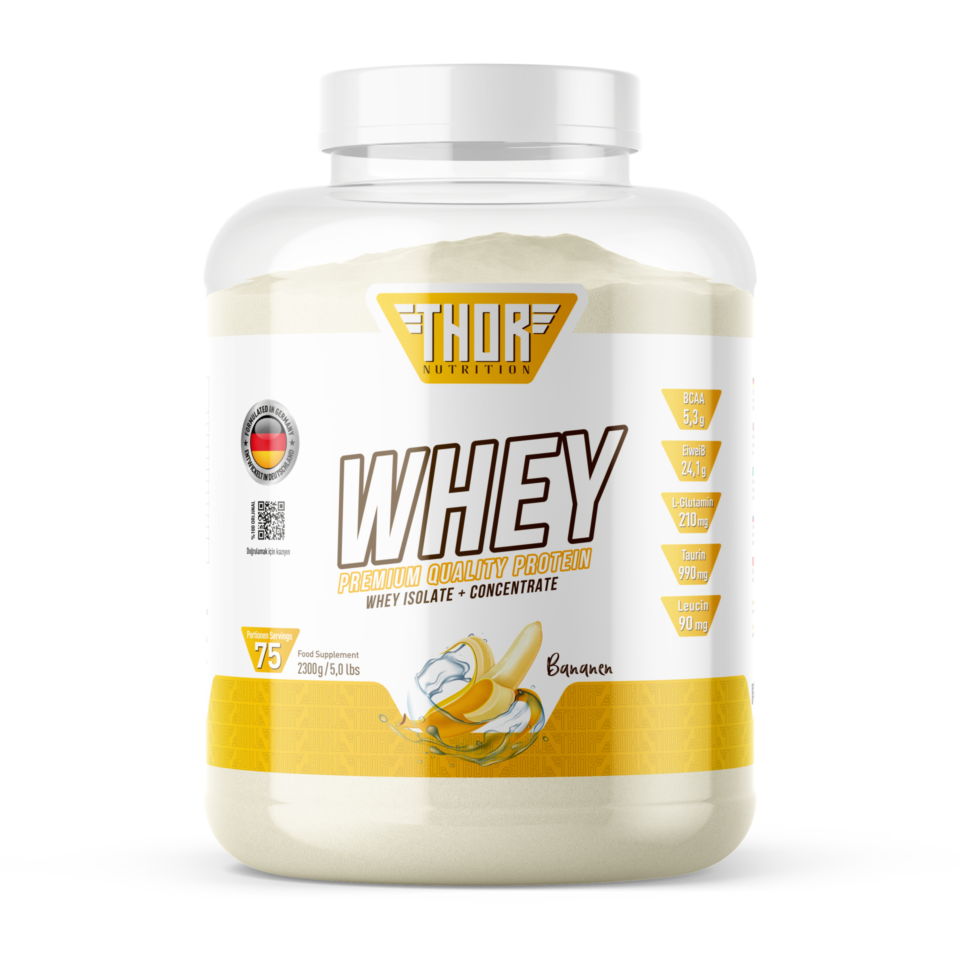 Thor Nutrition 2,3kg Whey Protein 75 servis